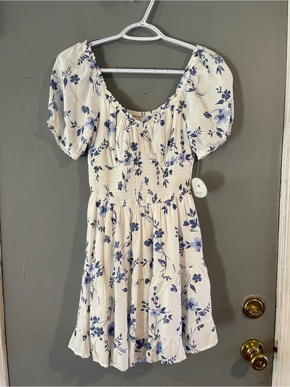 NWT Hollister Floral Smocked Waist Skort Dress Size S